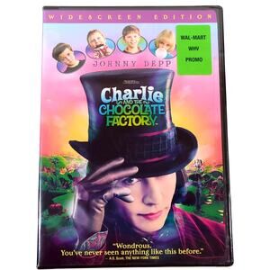 Charlie and the Chocolate Factory DVD (2005) - Tim Burton - NEW & FACTORY SEALED